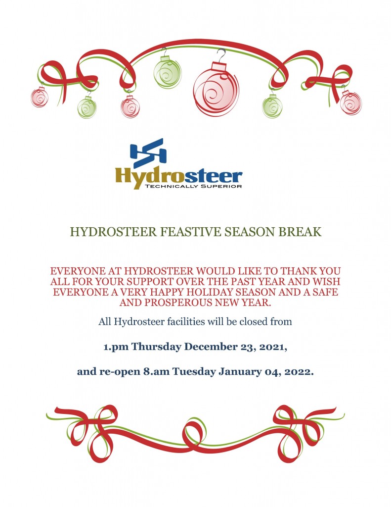 Hydrosteer Season Opening Hours