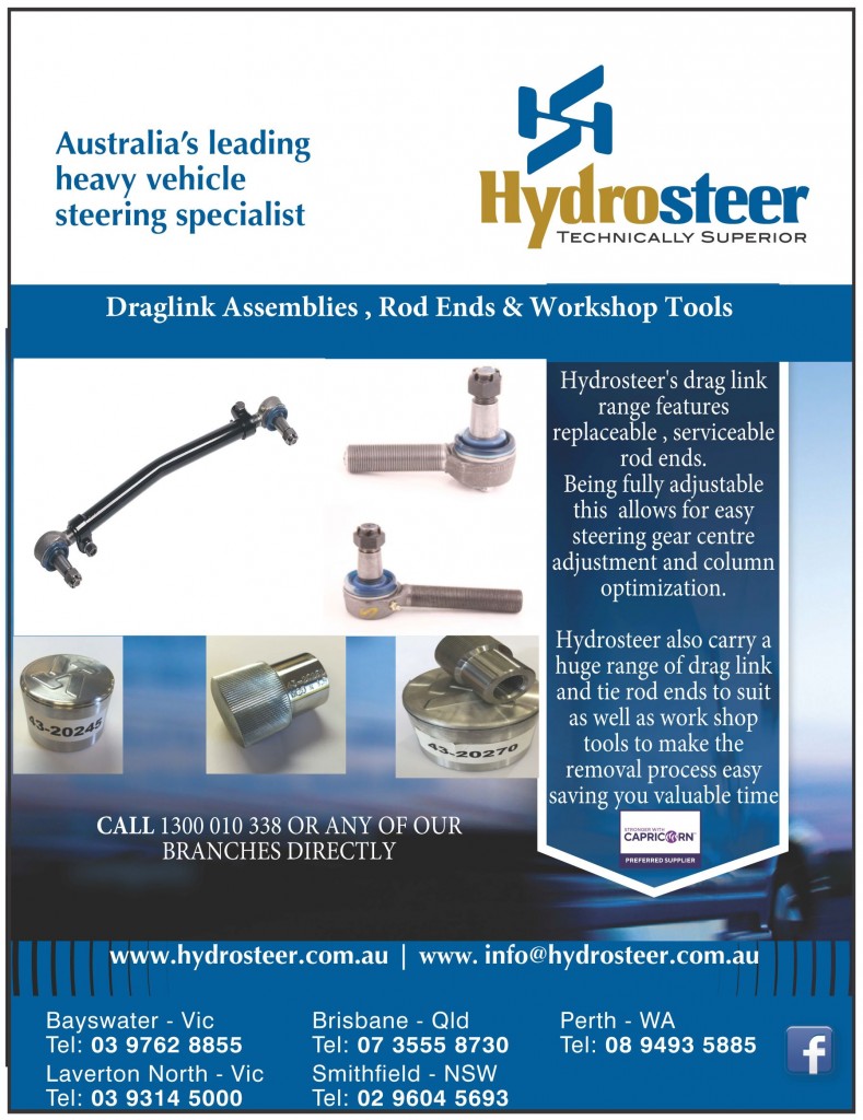 Hydrosteer has Draglink Assemblies , Rod Ends and workshop tools for all of your steering needs available now
